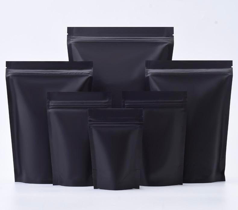 Black Ziplock Pouch Black Ziplock Pouch